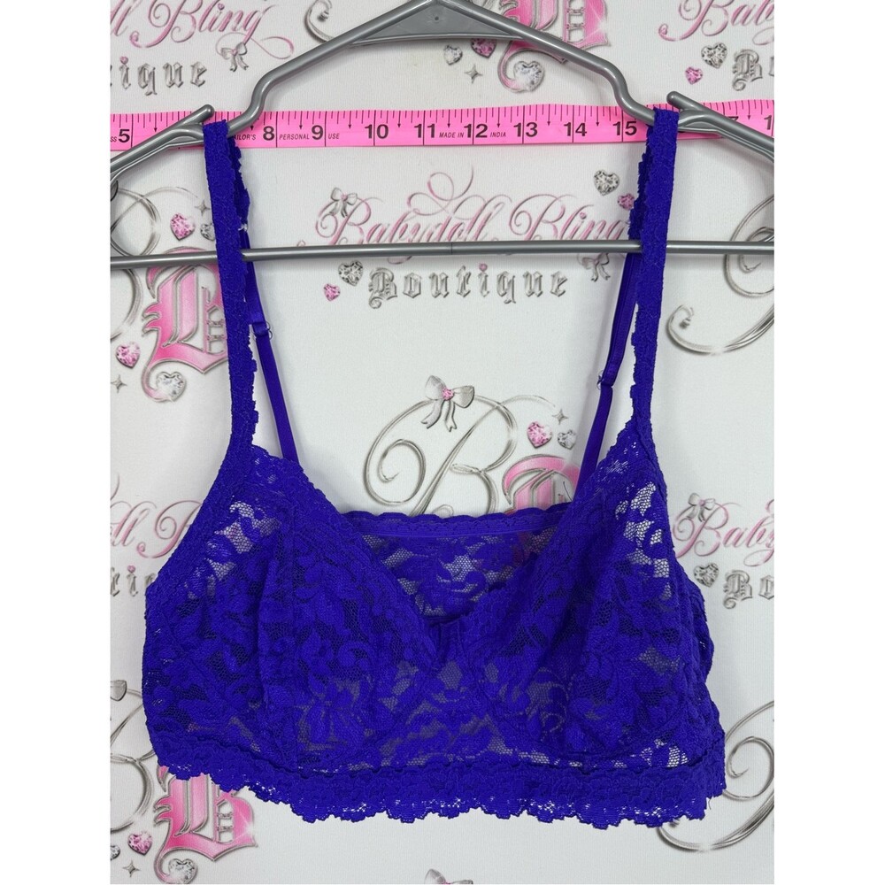 Hanky Panky Royal Purple Lace Bralette